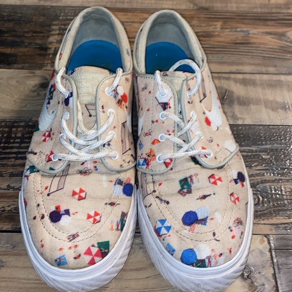 Nike Stefan Janoski beach print size 7 - Picture 2 of 4